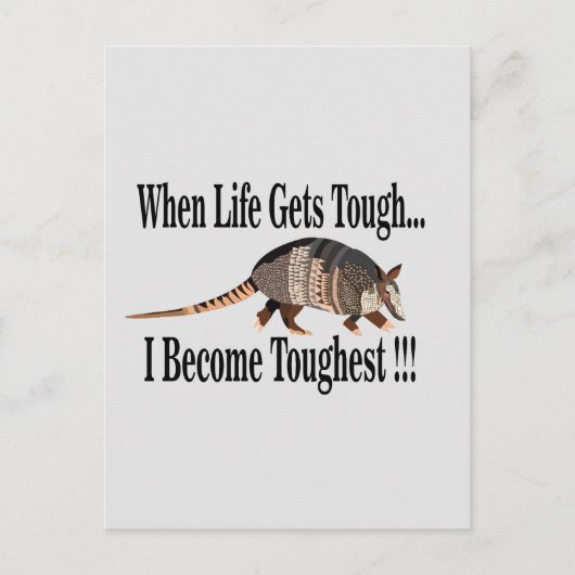 Armadillo dierlijk Inspirerend Briefkaart (Voorkant)