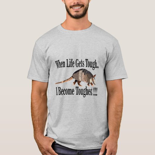 Armadillo dierlijk Inspirerend T-shirt (Voorkant)