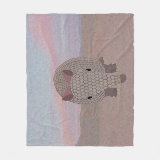 Armadillo Fleece Blanket Deken (Voorkant)