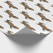 Armadillo girdled lizard cartoon illustratie cadeaupapier (Hoek)