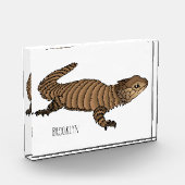 Armadillo girdled lizard cartoon illustratie fotoblokken (Links)