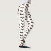 Armadillo girdled lizard cartoon illustratie leggings (Rechts)