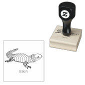 Armadillo girdled lizard cartoon illustratie rubberstempel (Gestempeld)