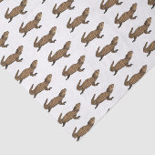 Armadillo girdled lizard cartoon illustratie tissuepapier (Detail)