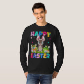Armadillo Happy Paaster Bunny Armadillo Pasen T-shirt (Voorkant volledig)