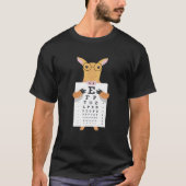 Armadillo Holding Eye Chart T-shirt (Voorkant)