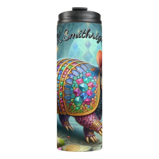 Armadillo in een grot thermosbeker (Voorkant)