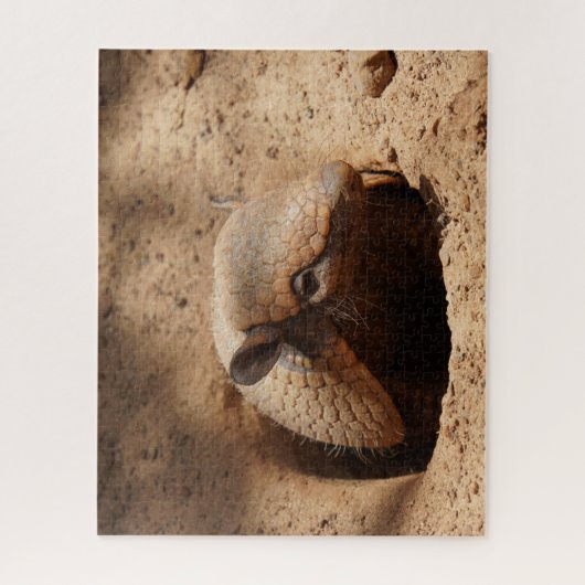 Armadillo in het Gezegde Hole Hallo Legpuzzel (Verticaal)