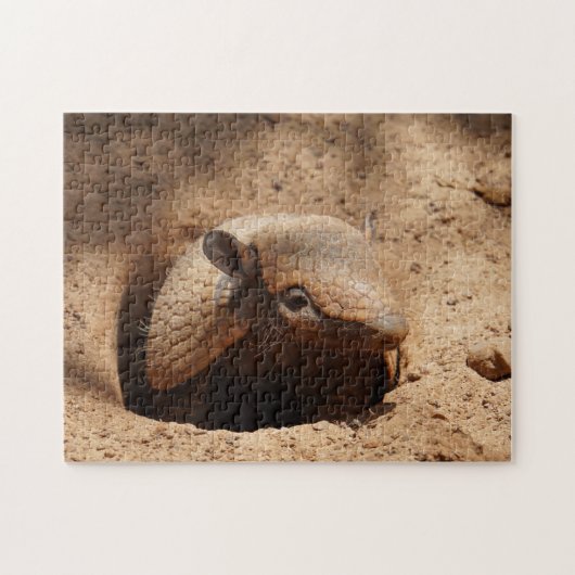 Armadillo in het Gezegde Hole Hallo Legpuzzel (Horizontaal)