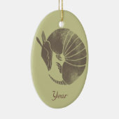  Armadillo Keramisch Ornament (Rechts)