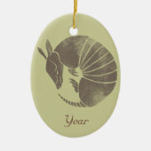  Armadillo Keramisch Ornament (Voorkant)