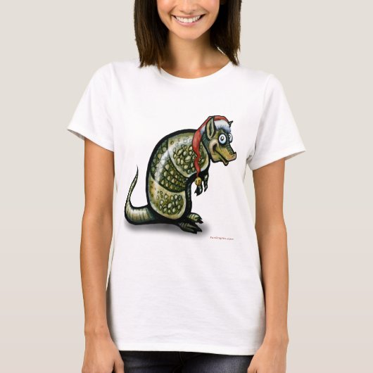 Armadillo Kerstmis T-shirt (Voorkant)