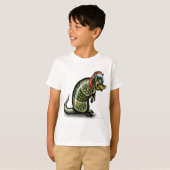 Armadillo Kerstmis T-shirt (Voorkant volledig)