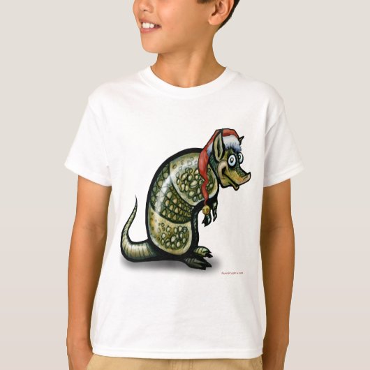 Armadillo Kerstmis T-shirt (Voorkant)