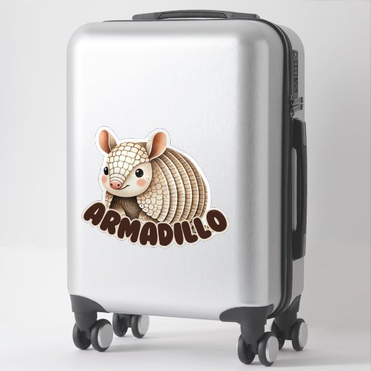 ARMADILLO - KINDERDAGVERBLIJF STICKER (Koffer)