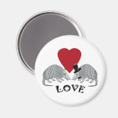 Armadillo Love Magnet (Voorkant / Achterkant)