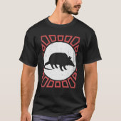 Armadillo Lover  Retro Style Animal T-shirt (Voorkant)