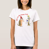 Armadillo Merry kerstShirt T-shirt (Voorkant)