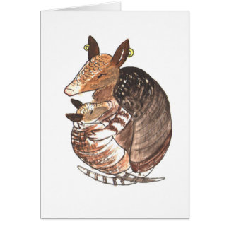 Armadillo Moeder met haar Baby