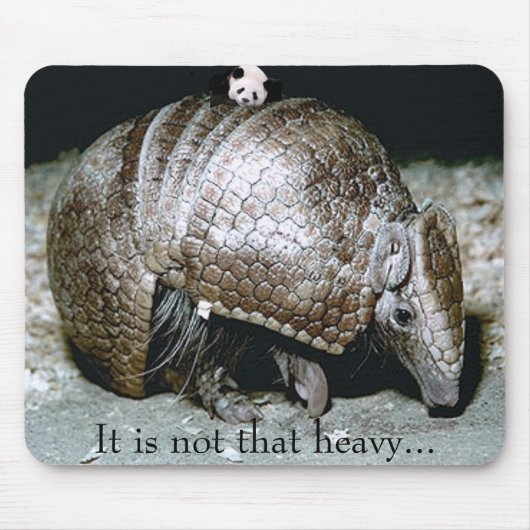 Armadillo Mousepad Muismat (Voorkant)