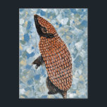 Armadillo Painting Briefkaart<br><div class="desc">Acrylic painting of an armadillo. Inspired by my own photo taken at a zoo in England.</div>