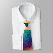 Armadillo Pastel Kleurrijk Gepersonaliseerd Patroo Stropdas (Gebonden)