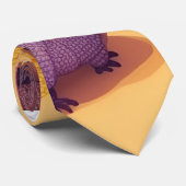 Armadillo Pastel Kleurrijk Gepersonaliseerd Patroo Stropdas (Opgerold)