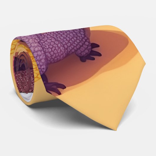 Armadillo Pastel Kleurrijk Gepersonaliseerd Patroo Stropdas (Opgerold)