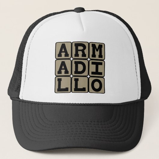 Armadillo, Placental Mammal Trucker Pet (Voorkant)