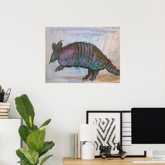 Armadillo Poster (Thuiskantoor)
