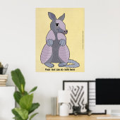 Armadillo Poster afdrukken (Thuiskantoor)