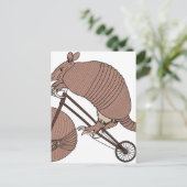 Armadillo-ringwiel met armadillo briefkaart (Staand voorkant)