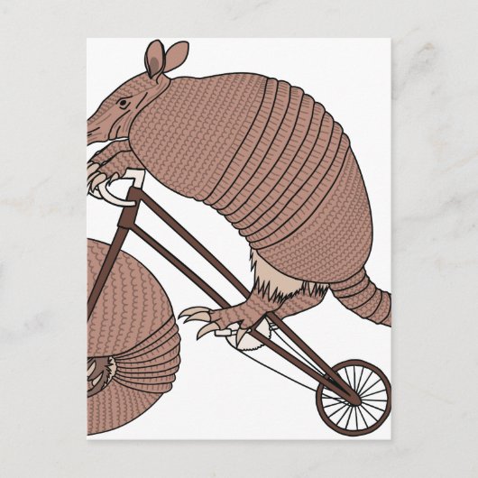 Armadillo-ringwiel met armadillo briefkaart (Voorkant)