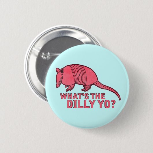 Armadillo Ronde Button 5,7 Cm (Voorkant /achterkant)