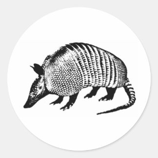 Armadillo Ronde Sticker