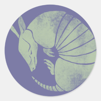 Armadillo Ronde Sticker