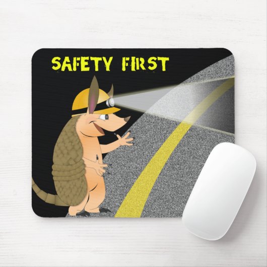 Armadillo Safety First Mousepad Muismat (Met muis)