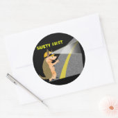 Armadillo Safety First Sticker (Envelop)