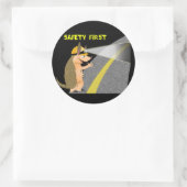 Armadillo Safety First Sticker (Tas)