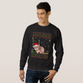 Armadillo Santa Hat Matching Ugly Armadillo Chris Trui (Voorkant volledig)