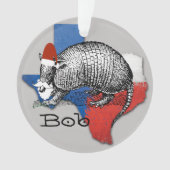 Armadillo Santa Ornament (voorkant)
