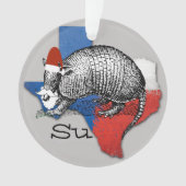 Armadillo Santa Ornament (voorkant)