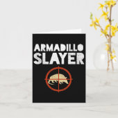 Armadillo Slayer Armadillo Hunter Gift Kaart (Gele Bloem)