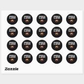 Armadillo Slayer Armadillo Hunter Gift Ronde Sticker (Vel)