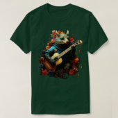Armadillo speelt gitaar t-shirt (Design voorkant)