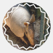 Armadillo-Stickers Ronde Sticker (Voorkant)