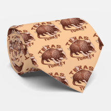 Armadillo Texas Turkey heren stropdas