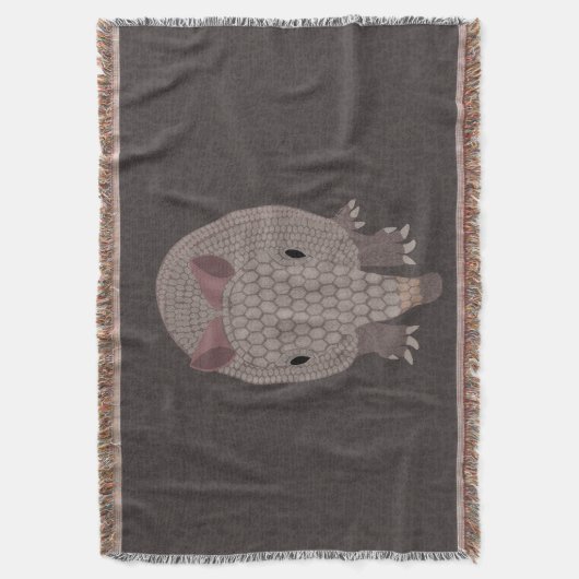 Armadillo Throw Blanket Deken (Voorkant Verticaal)