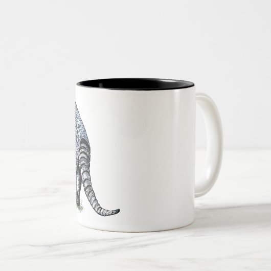 Armadillo Tweekleurige Koffiemok (Voorkant rechts)