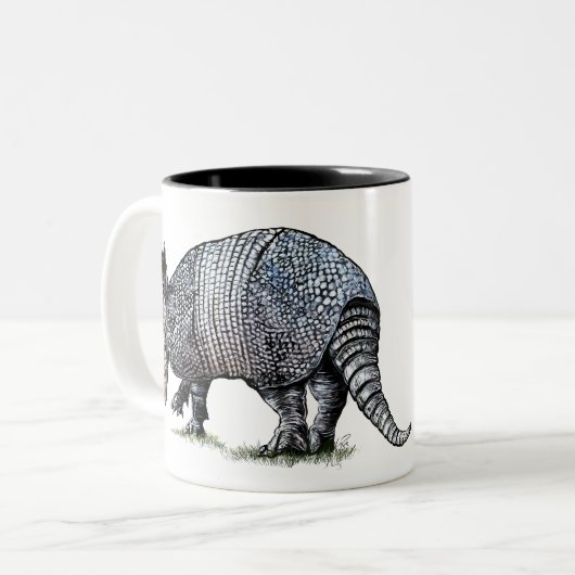 Armadillo Tweekleurige Koffiemok (Voorkant links)